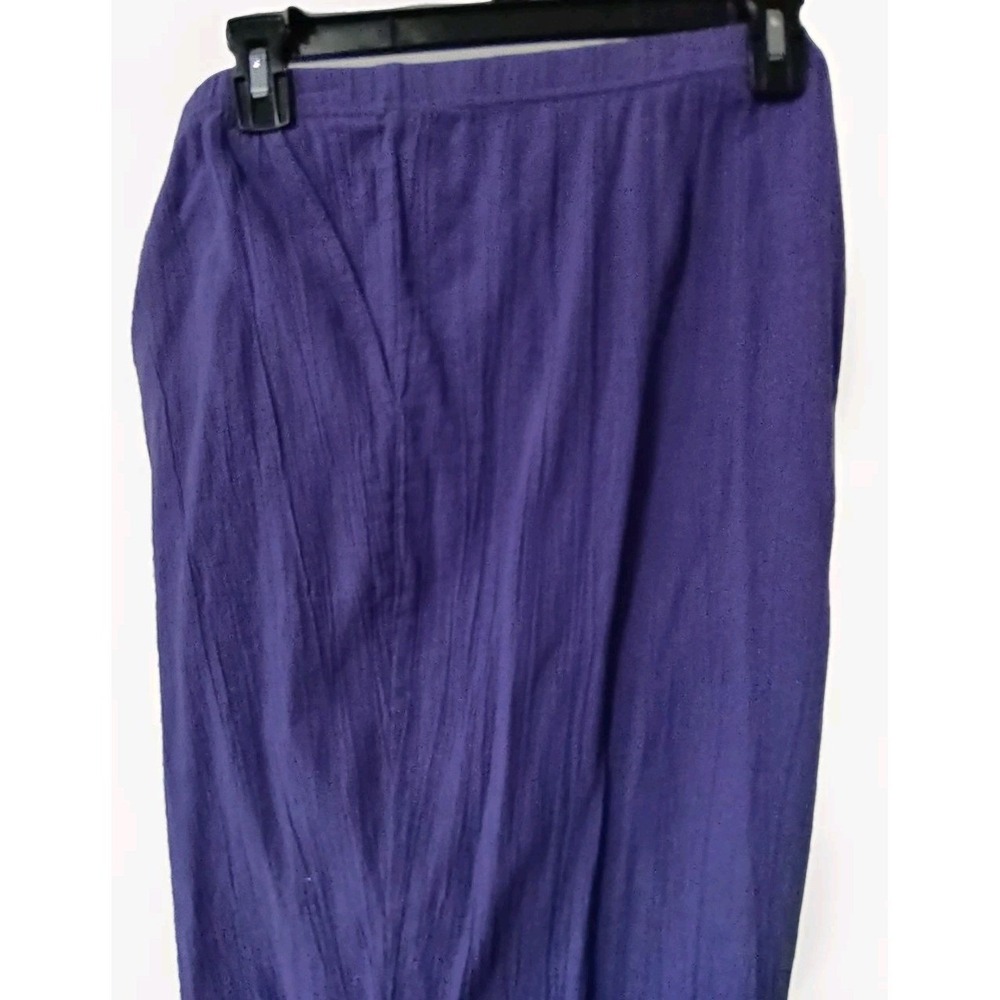 Shirt & Pants Set Womens 4XL Plus Size Vicki Wayne's Crinkle Style Pant Pockets - Picture 9 of 16
